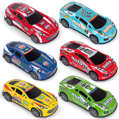 YEQOIZ 7-inch red race car for toddlers boosts color recognition and active play.