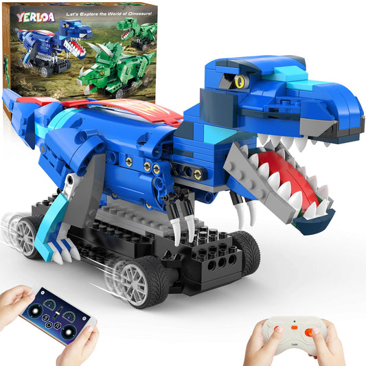 Yerloa Dinosaur remote control toy in action boosts hands-on STEM learning