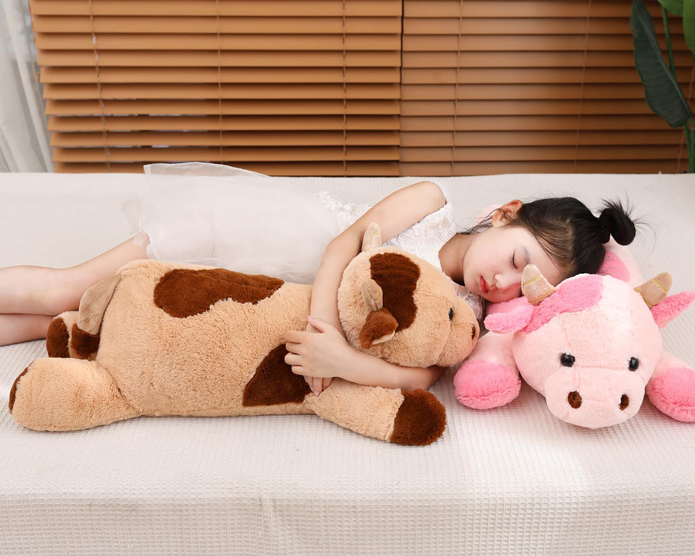 YESGIRL cow plush designed for bedrooms and living rooms as cozy decor