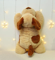 YESGIRL weighted dog plush bead distribution detail.