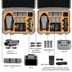 YETEETH DJI Air 3S case waterproof seal shows moisture protection