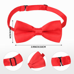 Yewong kids bowtie, adjustable polyester accessory fits growing kids.