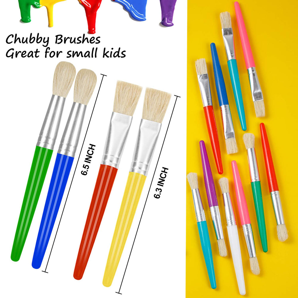 YGAOHF soft bristles and rust-proof ferrules withstand daily art time