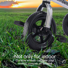 YGJT 3-in-1 tricycle non-slip handlebar supports safe, confident steering.