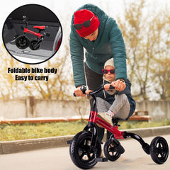 YGJT 3 in 1 tricycle with adjustable seat for growing children and comfortable rides.