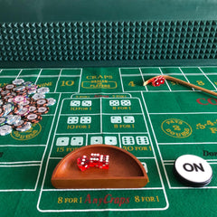 YH Poker craps layout easy setup for travel and on the go play