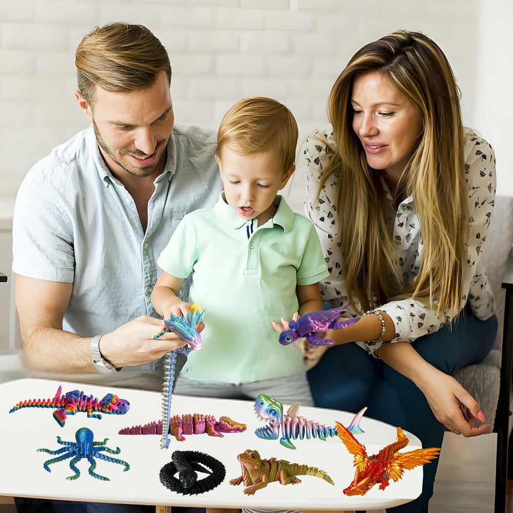 YHBWSM lizard toy with flexible joints for creative play and dexterity