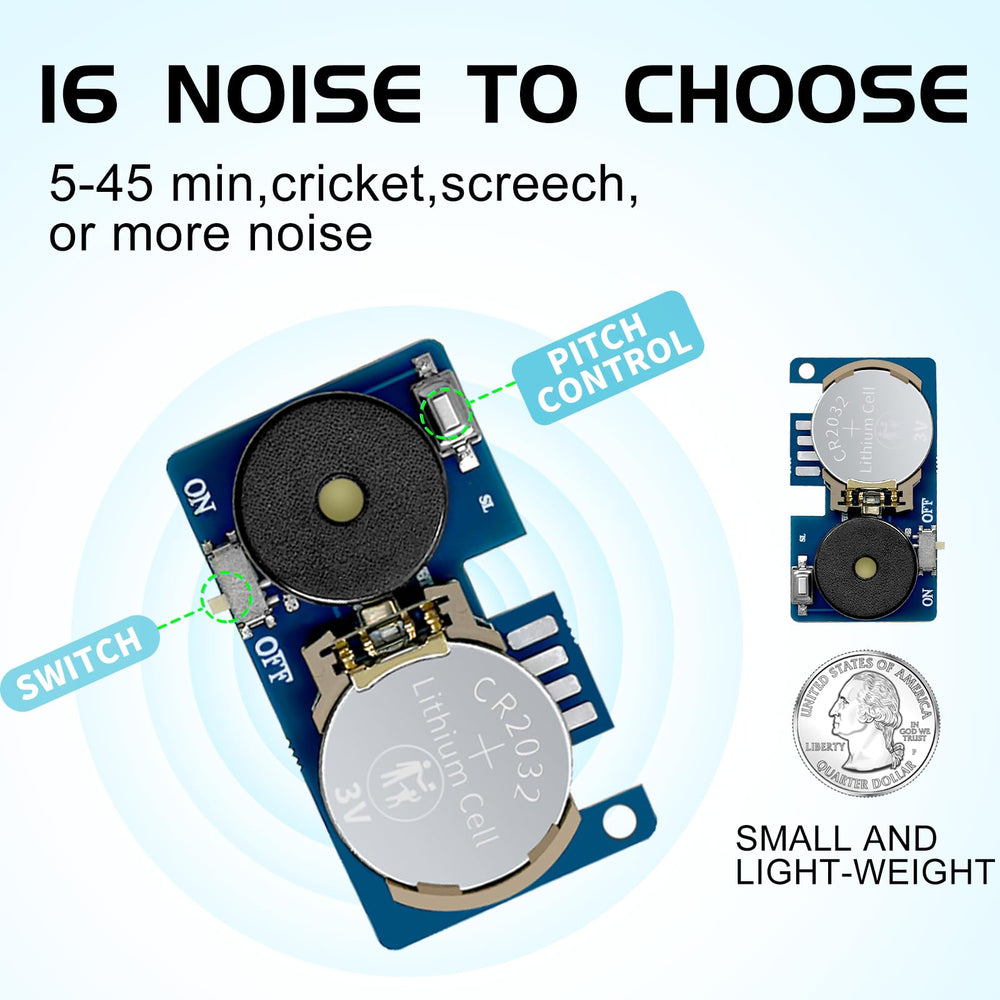 YHJZ Hidden prank device demonstrates elusive chirps for discreet pranks.