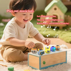 YHWSLYZ Music Rhythm Box portable design supports on-the-go music play.
