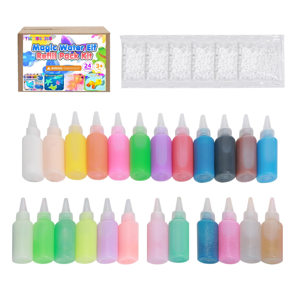 Yichushisu Magic Gel Water Pets Kit assembly for creative play.