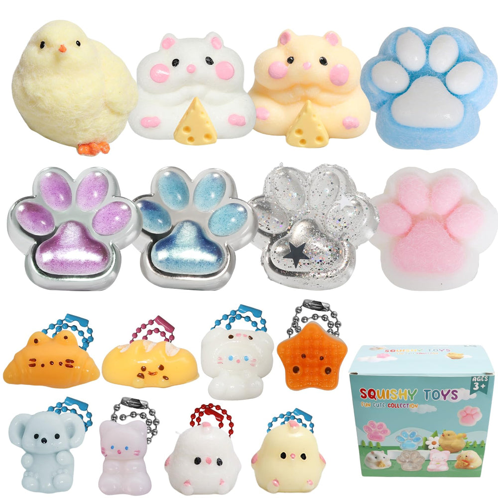 Yidayes Taba Squishy Chick close-up for sensory play at the desk