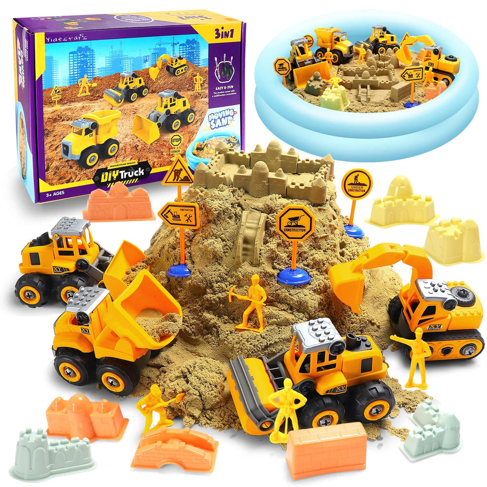 YIDESTARS construction sand kit boxed set for imaginative play and gifting