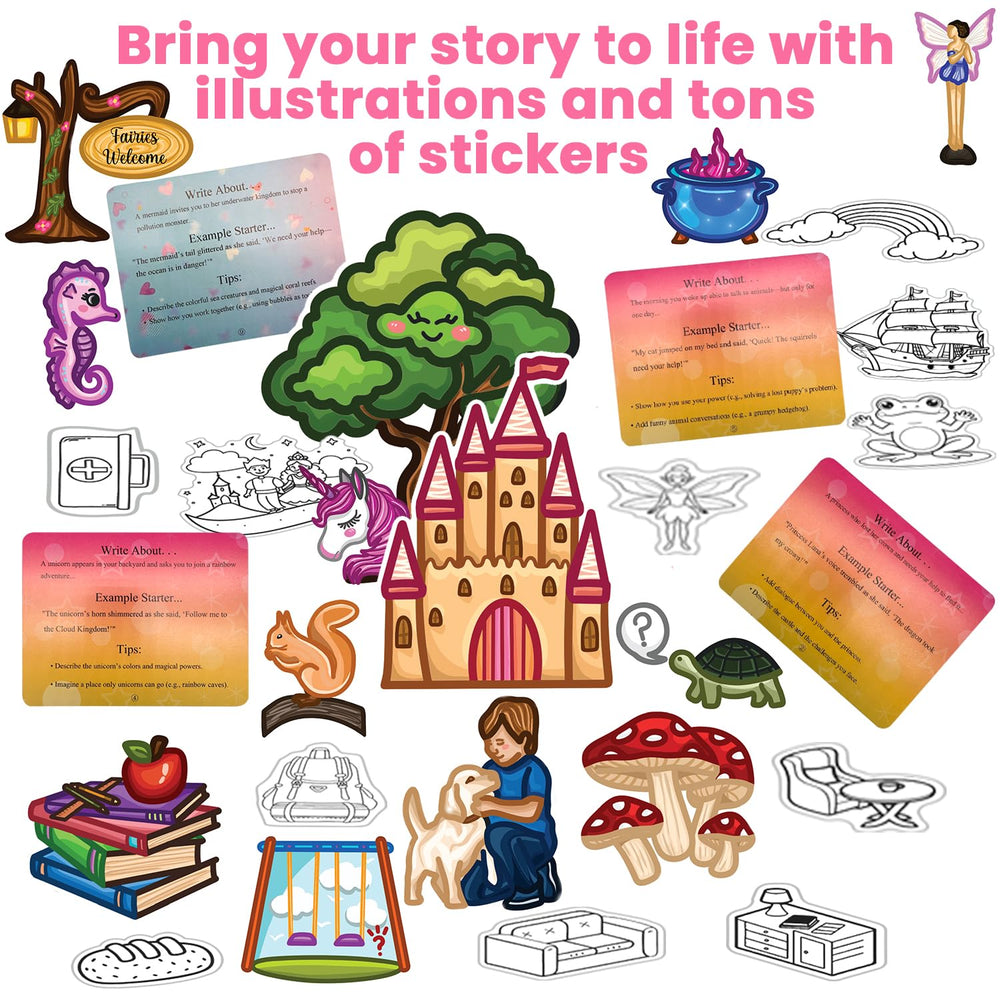 YiYeah DIY Storybook Art Kit markers and pencils deliver smooth, vibrant color options