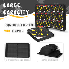 Yifan binder with wrist strap for easy carrying to games