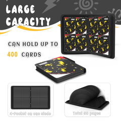 Contains 50 removable sleeves capable of holding up to 400 cards