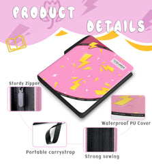 Yifan pink spine emphasizes durable structure for long-term card care.