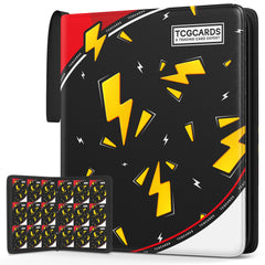 Yifan trading card binder with 900 pockets, front view, organized travel-ready storage