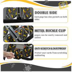 Yifan nine-pocket interior layout showcasing capacity and sleeve setup