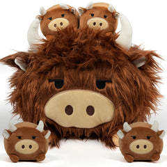 YIIQUWEN Highland Cow gift-pack ready packaging enhances presentable gifting