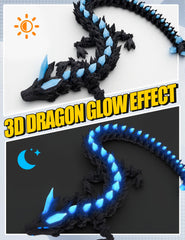 YILCER dragon egg with articulated neck enables flexible posing.