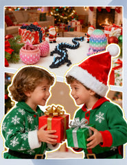 YILCER dragon egg with bendable tail offers dynamic display.