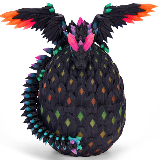 YILCER dragon egg with wings glows for a magical night display.