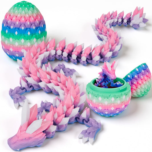 YILCER Dragon Eggs glow in the dark for vibrant room decor.