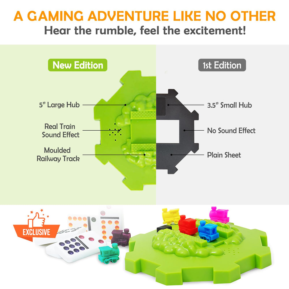 Yinlo colorful train pieces for vibrant gameplay