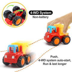 Yiosion cement mixer push and go truck stimulating fine motor skills and pretend construction play