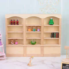 Yiphates dollhouse accessory mini shelf supports imaginative play and scene dressing.