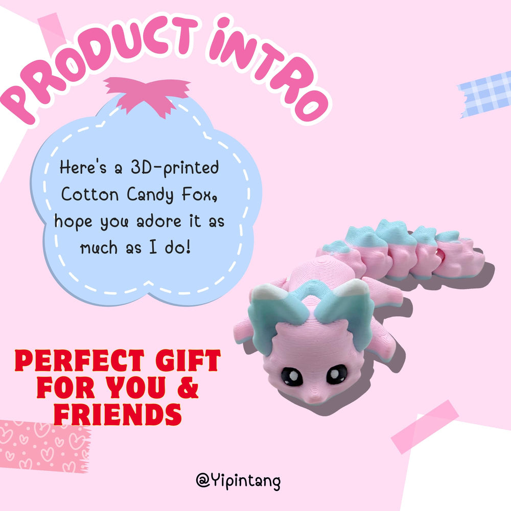 Yipintang Candy Fox provides tactile interaction to relieve stress and spark creativity.