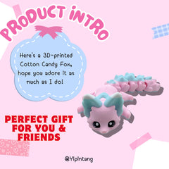 Yipintang Candy Fox provides tactile interaction to relieve stress and spark creativity.