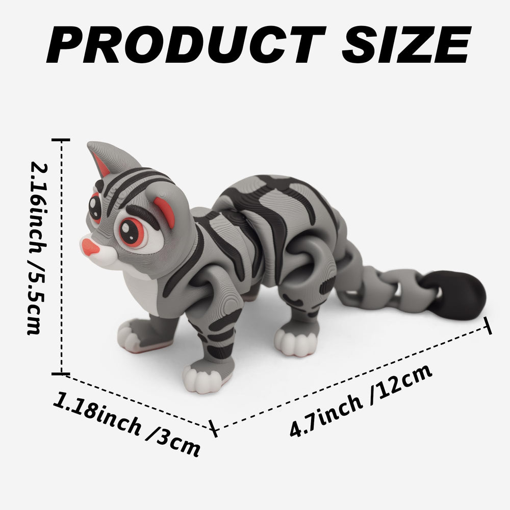 Yipintang cat with articulated legs for dynamic display