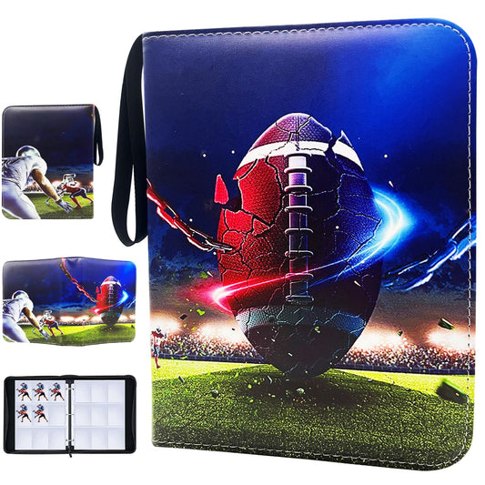 Yisheme 900-cards binder front cover showing durable PU leather