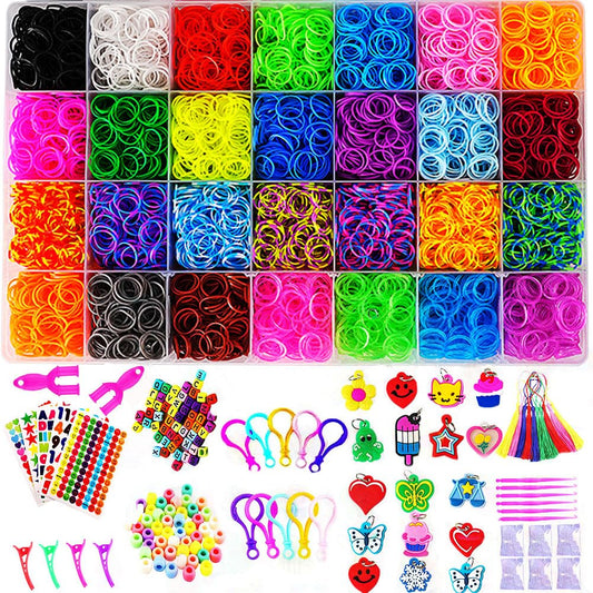 YITOHOP 12080 loom bands kit full contents for creative bracelet making