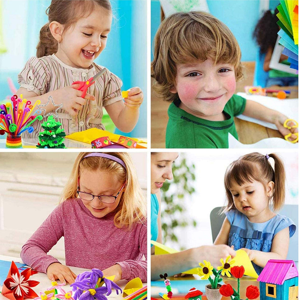 YITOHOP glue and scissors enable safe, precise assembly for creative projects.