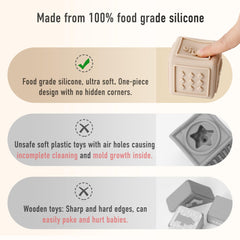 YIVEKO blocks with numbers to support counting during play