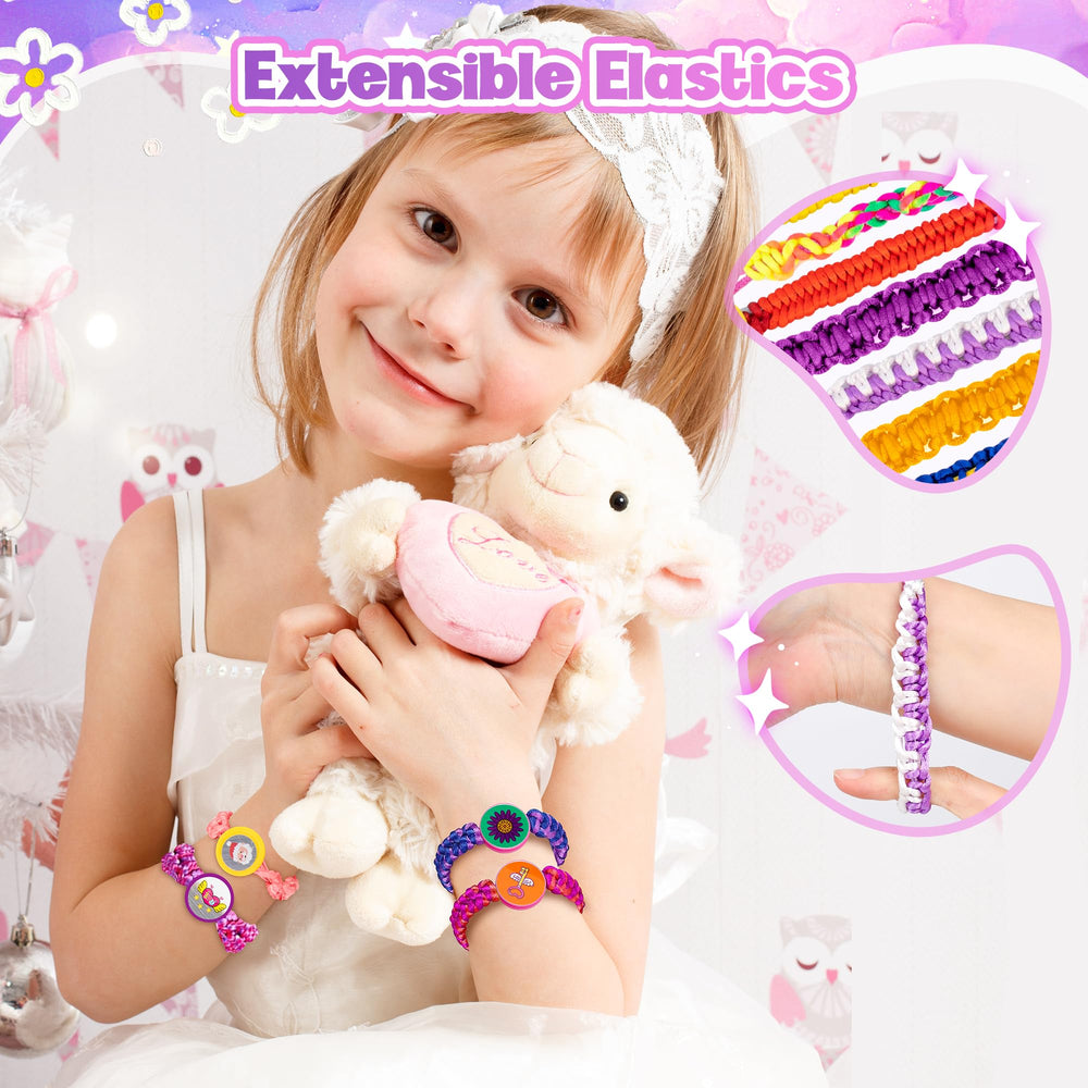 yiwaga bracelet making kit bow closure adds playful detail