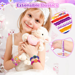 yiwaga bracelet making kit bow closure adds playful detail