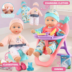 YIYBM 20-piece doll accessory set for imaginative storytelling.