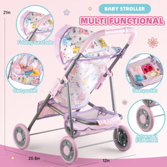 YIYBM dining chair and playset for mealtime pretend play.