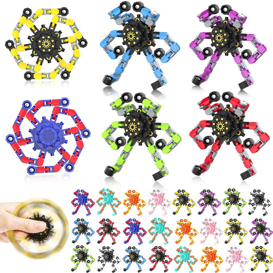 YIZER transformable spinner shape variation for imaginative play and focus.