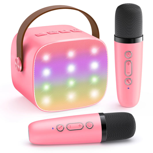 YLL Karaoke Machine Rose front view for home parties and stage vibes