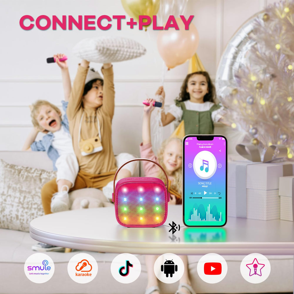 YLL Magic voice modes and LED lighting create a party vibe