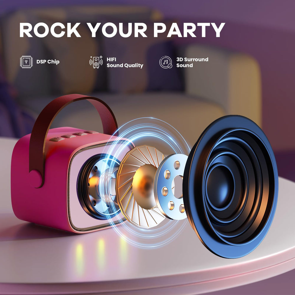 YLL Mini Karaoke with TF card playback option for custom music