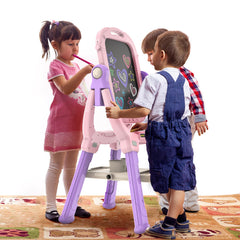Ylovetoys Easel demonstrates 360-degree rotation for flexible art sessions