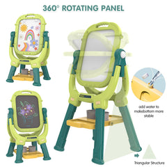 Ylovetoys Easel is easy to assemble for quick setup.