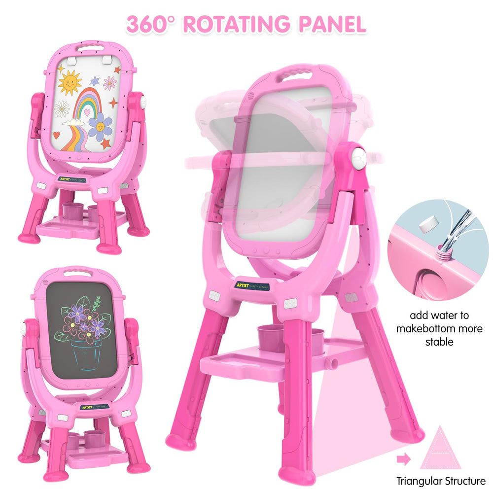 Ylovetoys Easel portable design for outdoor art sessions.