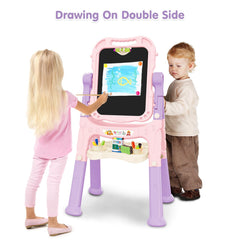 Ylovetoys rotatable drawing board lets kids paint from any angle.