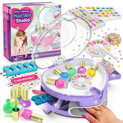 Ylovetoys kids nail polish set for imaginative color play and easy cleanup